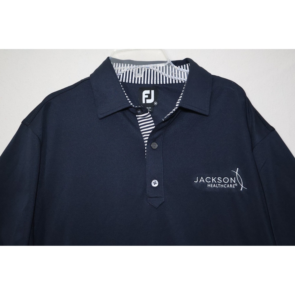 FootJoy FJ Mens Navy Blue ProDry Golf Polo Shirt Size M
